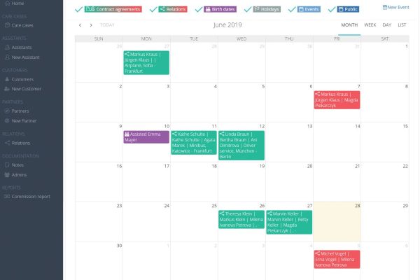 CaretrTrak-Calendar